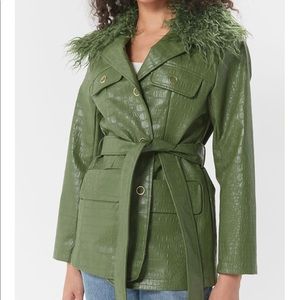 House of Sunny Waiter Faux Leather Jacket